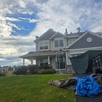 Elk River MN hail damage roof replacement
