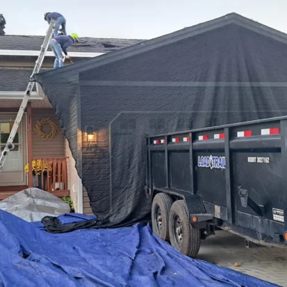 Monticello MN storm damage roof and gutter replacement