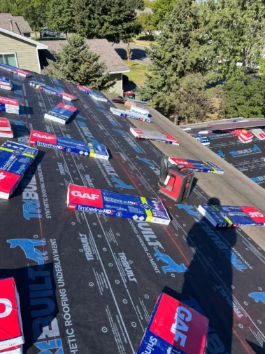 Monticello MN storm damage roof and gutter replacement