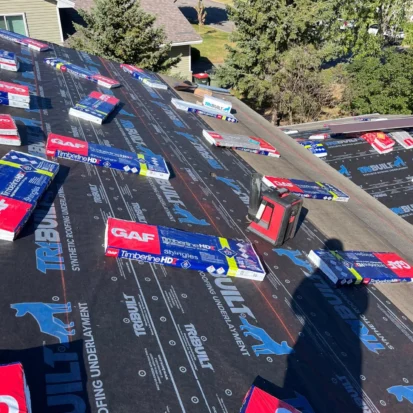Monticello MN storm damage roof and gutter replacement