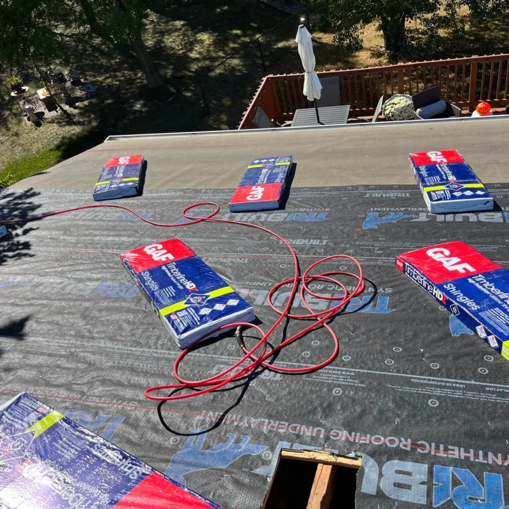 Monticello MN storm damage roof and gutter replacement