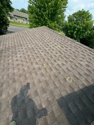 Monticello MN storm damage roof and gutter replacement