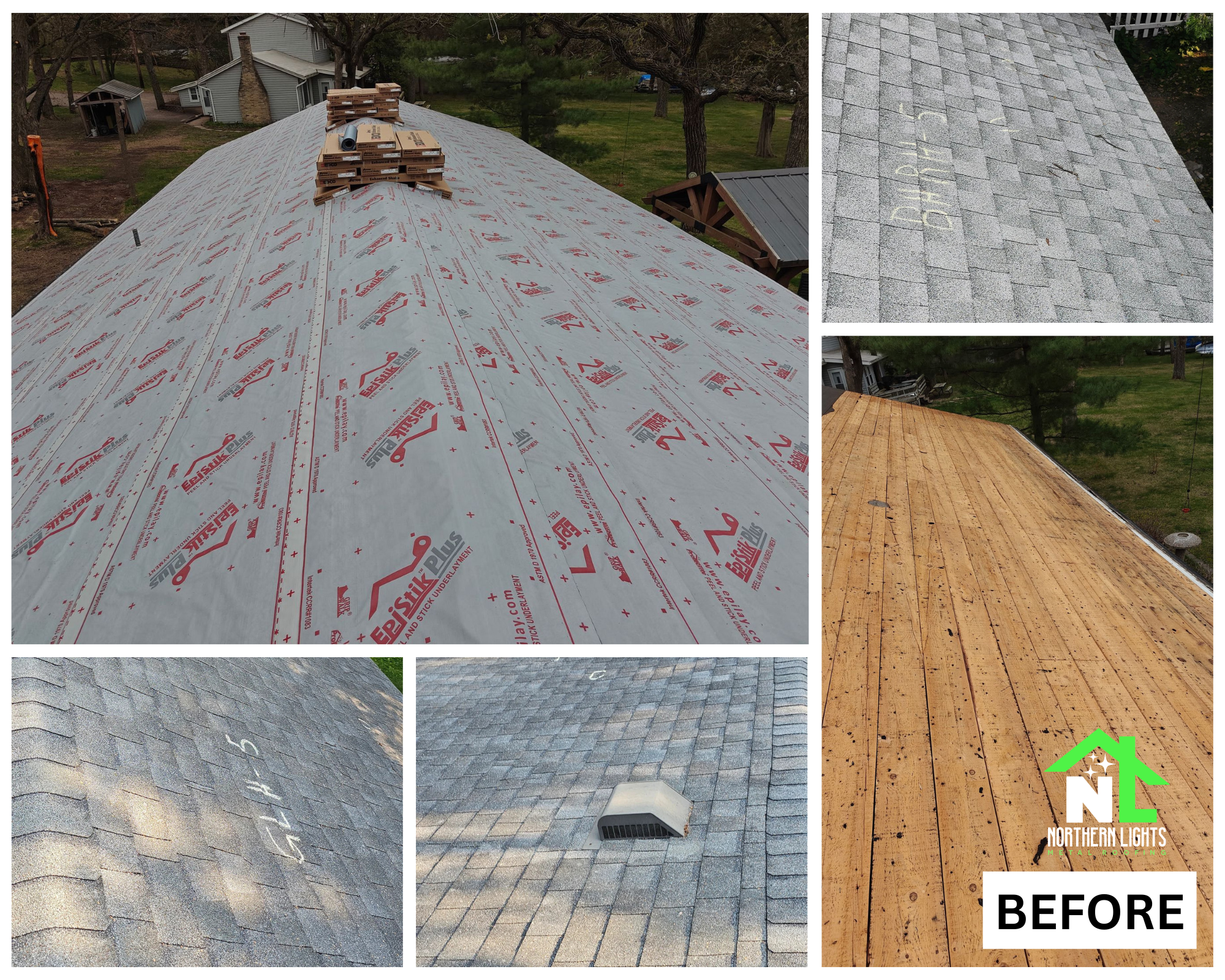 standing seam metal roofing on a Minnesota home
