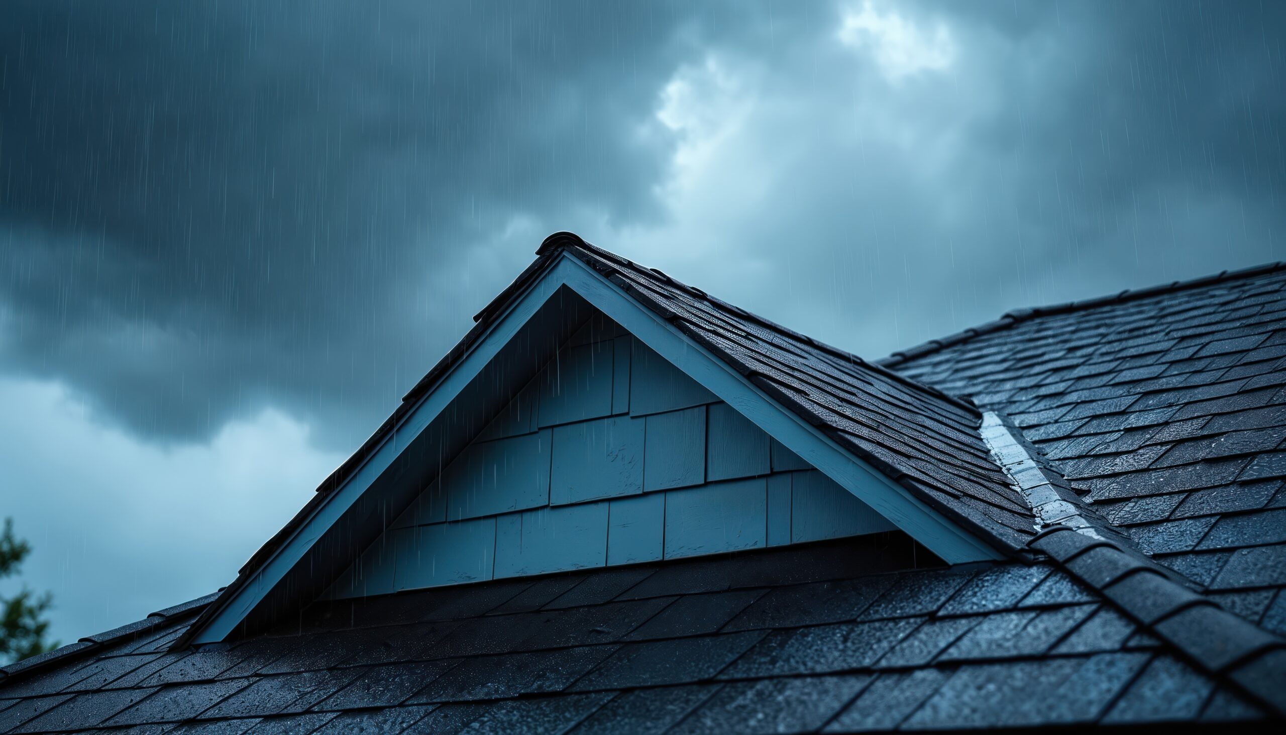 Wisconsin roofing contractor inspecting storm damage